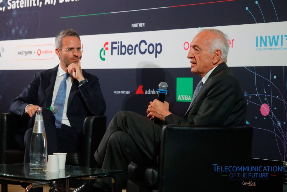 Luigi Garofalo, Direttore Key4Biz e Massimo Sarmi, Presidente e Amministratore Delegato, FiberCop
